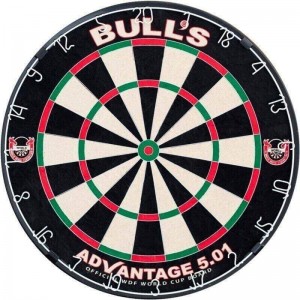 Bull's Advantage 5.01 Dartbord inclusief ophangsysteem