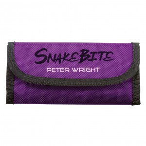 Red Dragon Snakebite Tri-Fold Purple Wallet