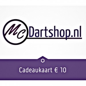 McDartshop Cadeaubon € 10 