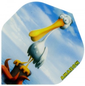 Amazon Cartoon Pelican Darts Flights