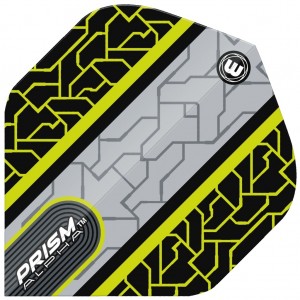 Winmau Prism Alpha Circuit  Black Yellow Flights