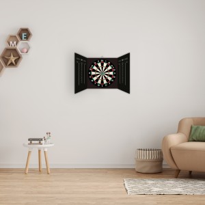 Bull's Magnetic Paper Dartboard Cabinet Set