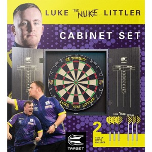 Target Luke Littler DartBord Cabinet Set