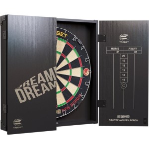 Target Dimitri van den Bergh DartBord Cabinet Set