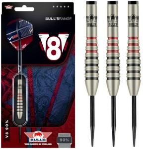 Bull's V8 A 90% Dartpijlen 22-24-26 Gram