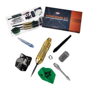 Bull's Brass Darts 23g + Home Spare Kit