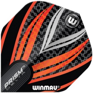 Winmau Prism Delta white & orange Flights