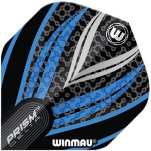 Winmau Prism Delta white & Blue Flights