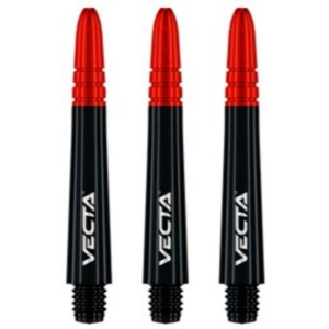 Winmau Vecta Black & Red Shafts