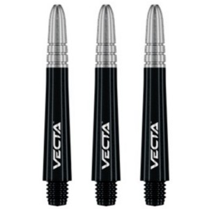 Winmau Vecta Black & Silver Shafts