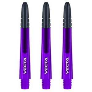 Winmau Vecta Purple & Black Shafts