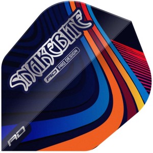 Red Dragon Peter Wright Snakebite Multi Swirl Flights NO6