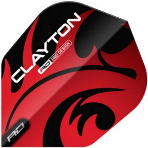 Red Dragon Jonny Clayton Red Black NO6 Flights