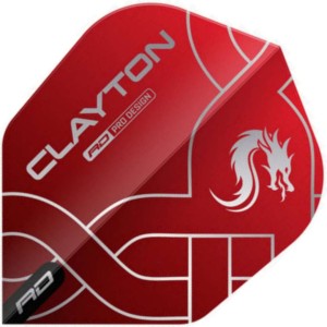 Red Dragon Jonny Clayton Red Silver NO6 Flights