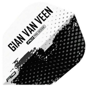 Red Dragon Gian van Veen Black White Flights NO6