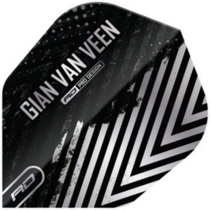 Red Dragon Gian van Veen Black Silver Flights NO6